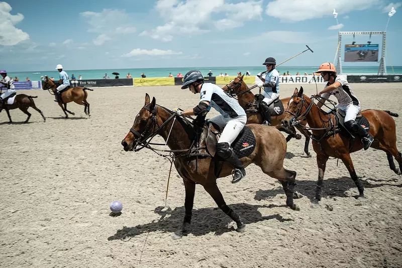 Image: The Beach Polo World Cup is celebrating its 17th anniversary this year.
