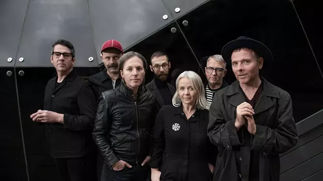 Portrait of the band Belle and Sebastian