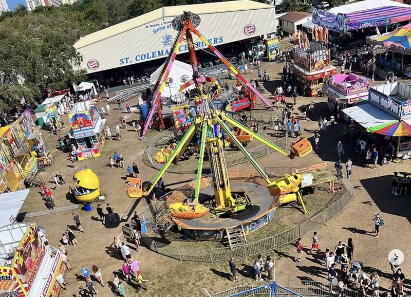 Image: The beloved Pompano Beach St. Coleman Italian Festival will end after 41 years of food, rides, and music due to rising costs and a lack of volunteers.
