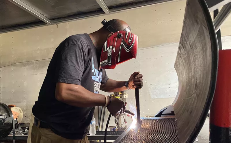 Image: Bernard Allen Builds Community by Making Custom Grills