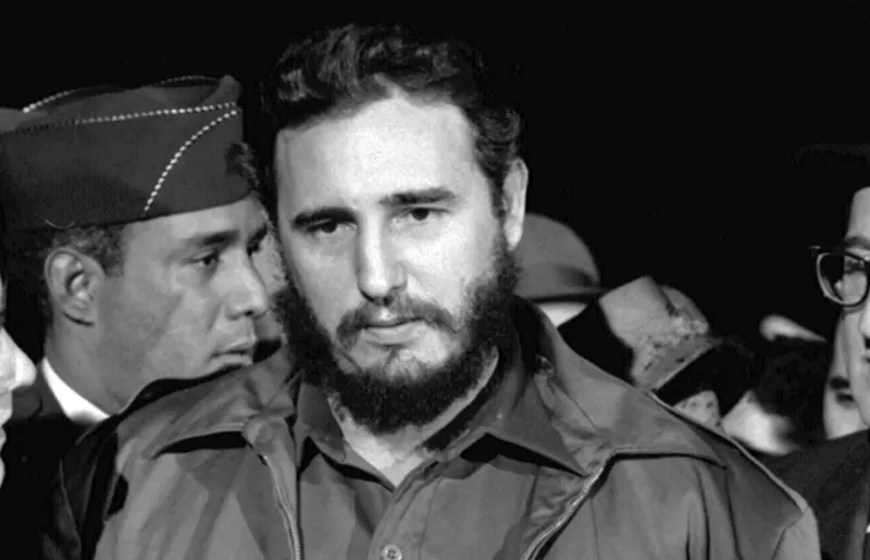 Image: Benes met with Fidel Castro (pictured above)