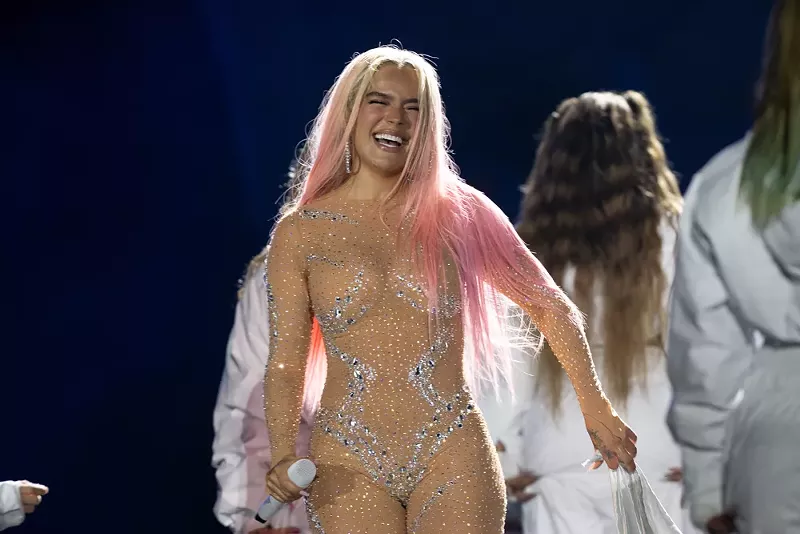 Image: Karol G brought her Mañana Será Bonito Tour to Hard Rock Stadium in Miami Gardens on Friday, August 25.
