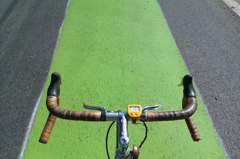 Image: Advocates say the Venetian Causeway's green bike lanes are a sign of progress, but it takes more for cyclists to feel safe.