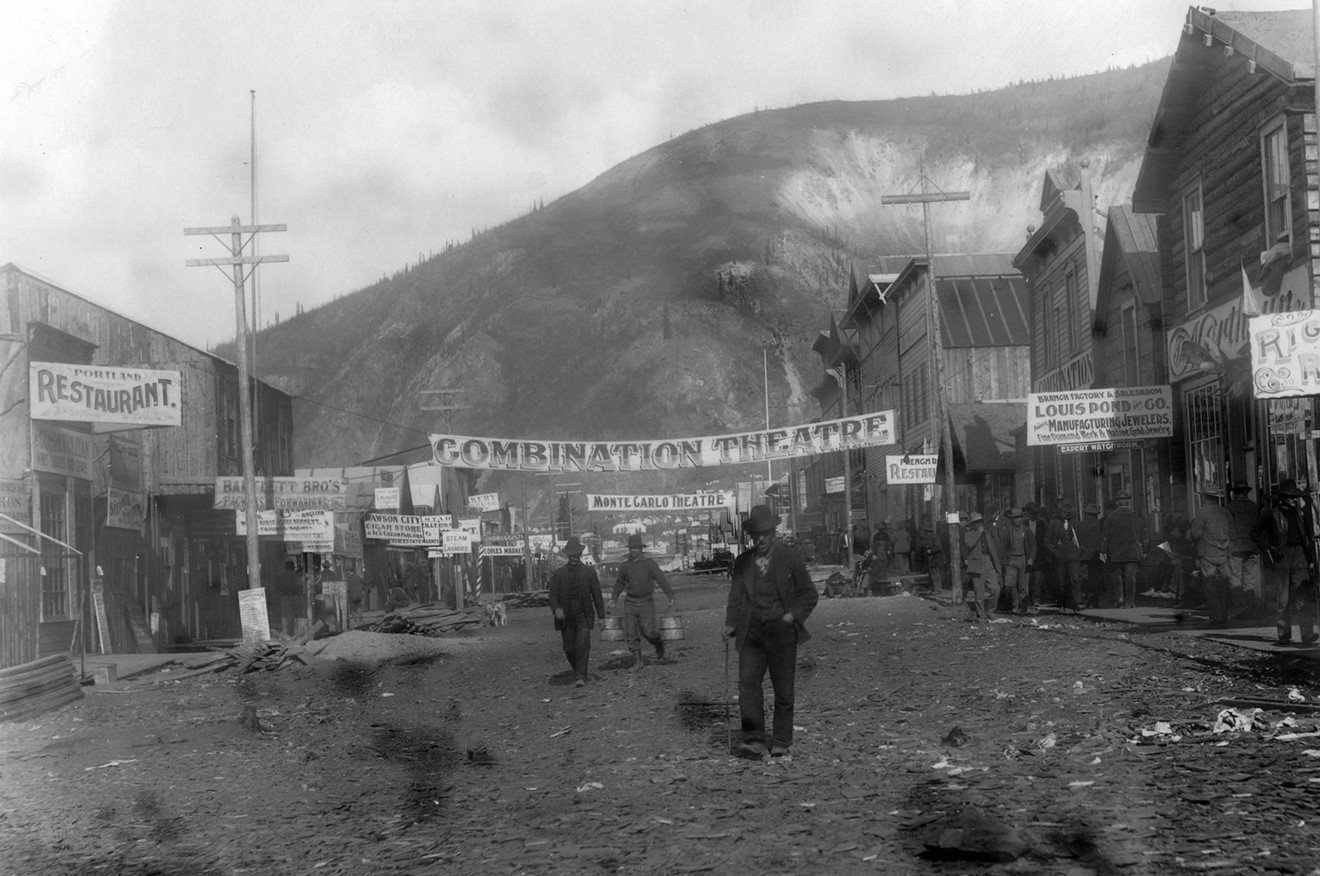 Dawson City in 1898.