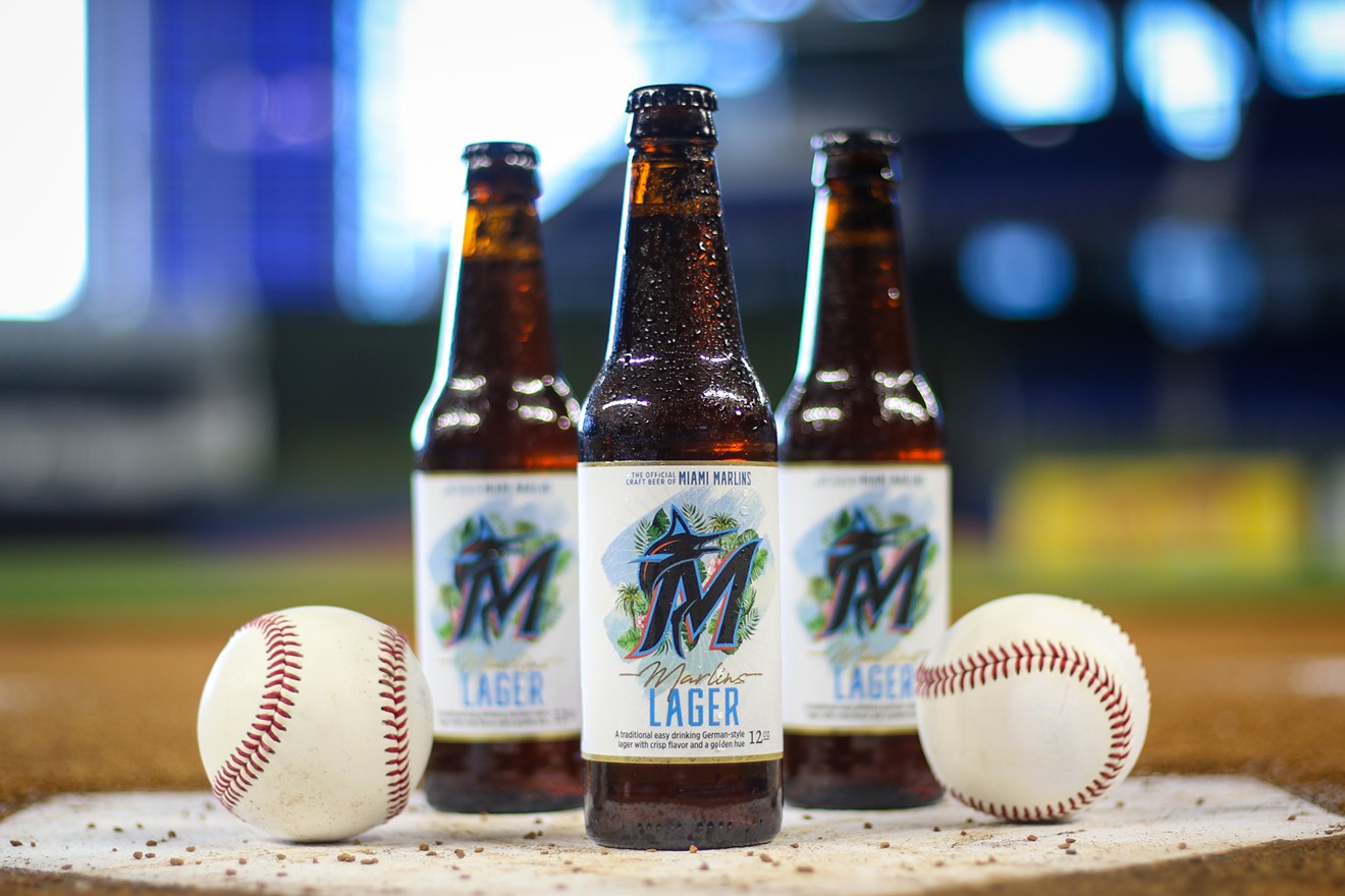 Biscayne Bay Brewing Company says its light-bodied German-style lager is the ideal teammate for baseball on a summer day.