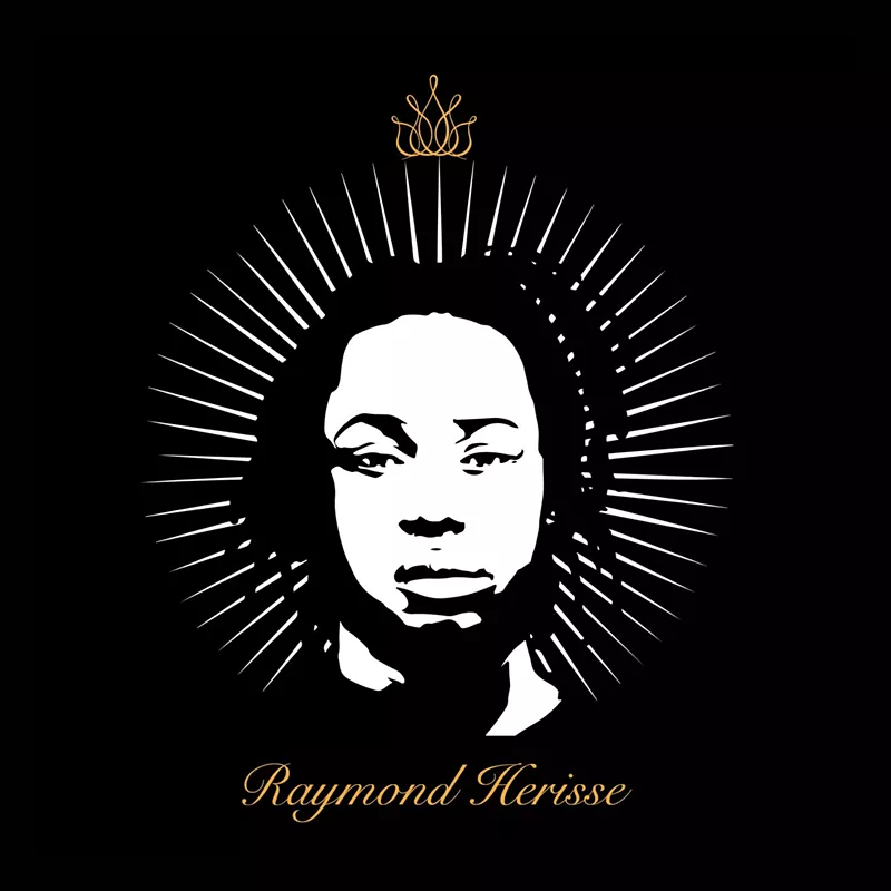 Image: A piece by Rodney Jackson memorializing Raymond Herisse.