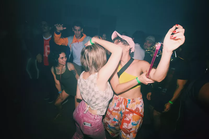 Image: Dancers throw down in the location for this week's Black Friday Rave.