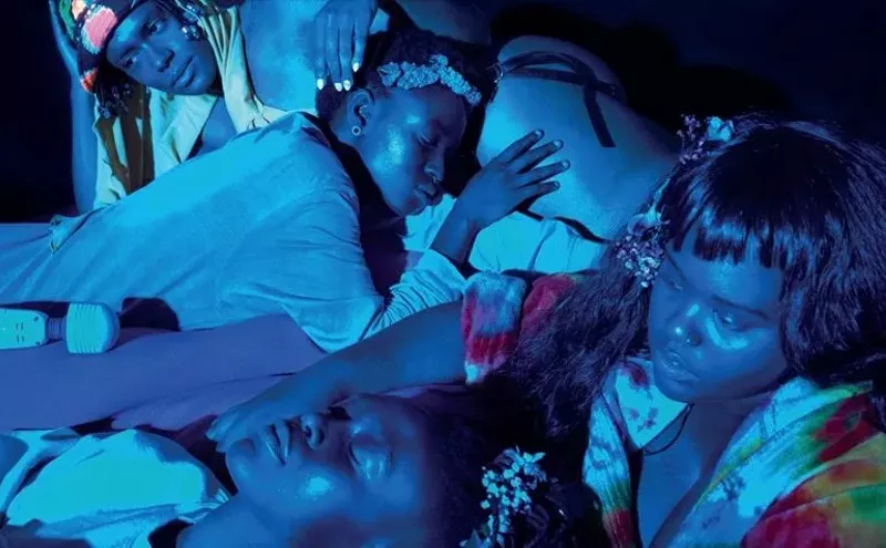 Image: Black Power Naps/Siestas Negras at MOAD Provides Reparations in the Form of Rest