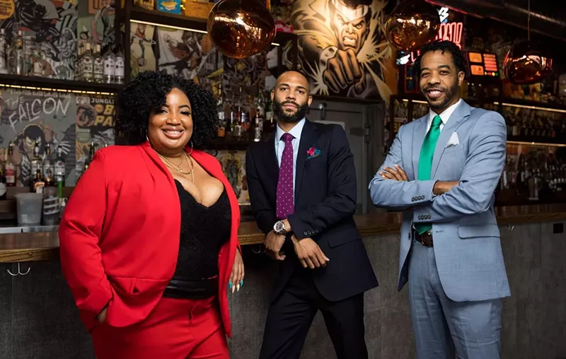 Image: Black Restaurant Week founders (from left) Falayn Ferrell, Warren Luckett, and Derek Robinson will close out this year's edition of their nationwide campaign in Miami.