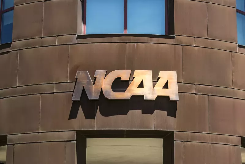Image: NCAA headquarters in Indianapolis.