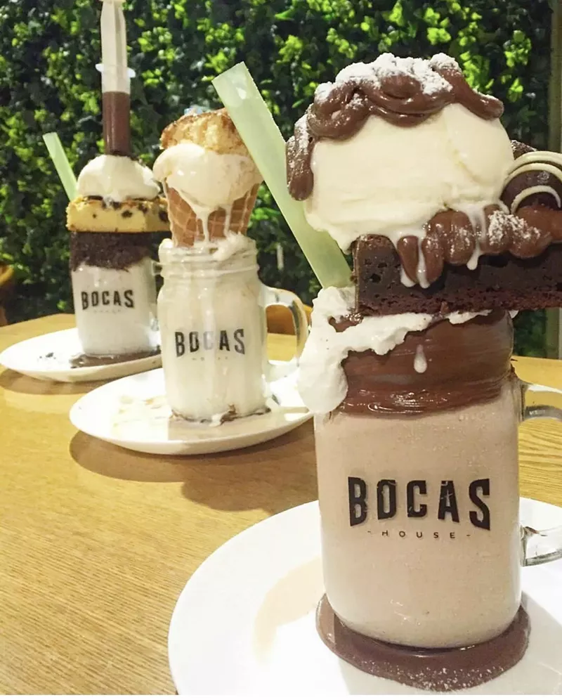 Image: Trio of milkshakes