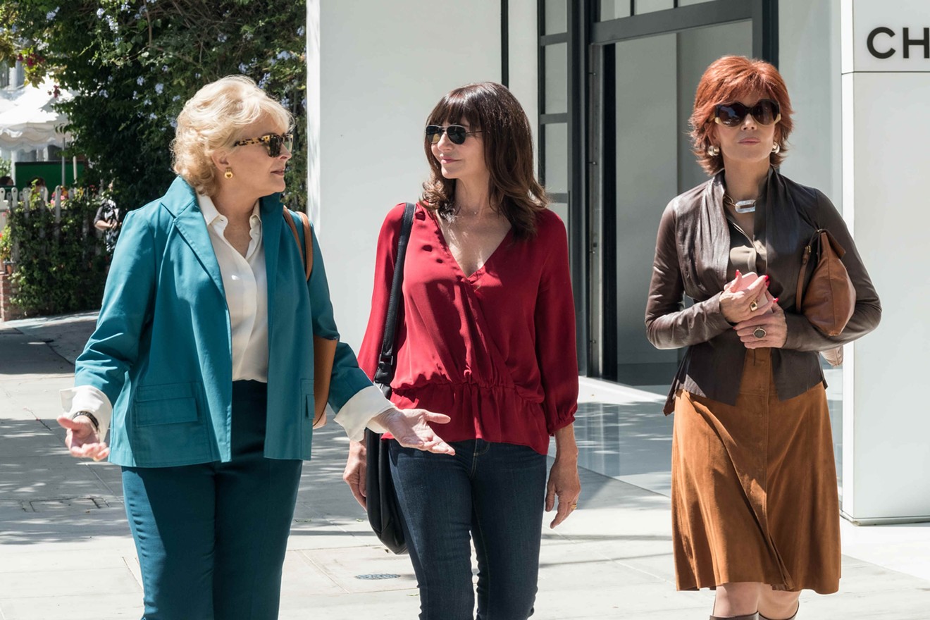 The plot might not be essential to Book Club when four stars — including (from left): Candice Bergen, Mary Steenburgen and Jane Fonda — manage to inject life into even humdrum scenes.