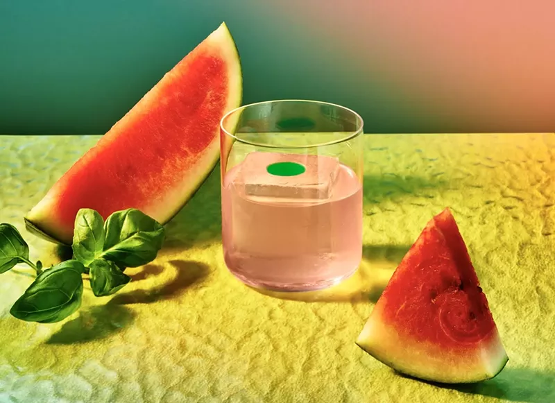 Image: cocktail with watermelon rinds