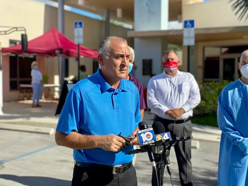 Image: Miami-Dade commissioner and mayoral candidate Esteban Bovo