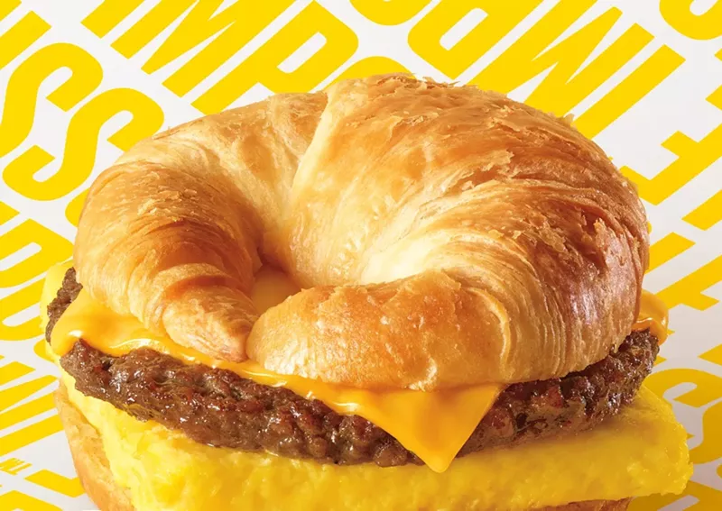 Image: At long last: The Impossible Croissan'wich comes ashore in Miami.