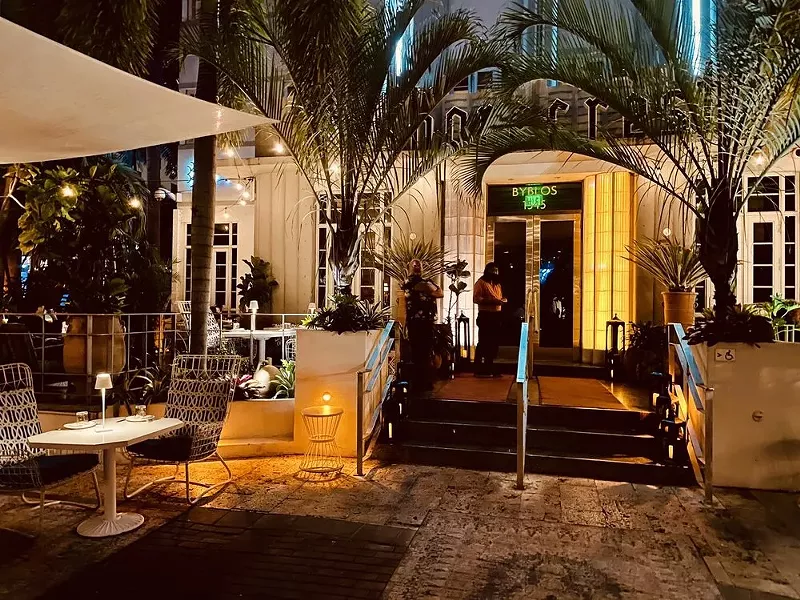 Image: Mediterranean restaurant Byblos Miami in South Beach is closing for renovations until 2026 at the Royal Palm Hotel for hotel construction and changes.