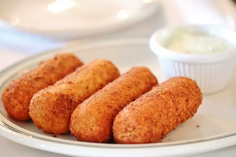 Image: Croquetas at Versailles Restaurant.