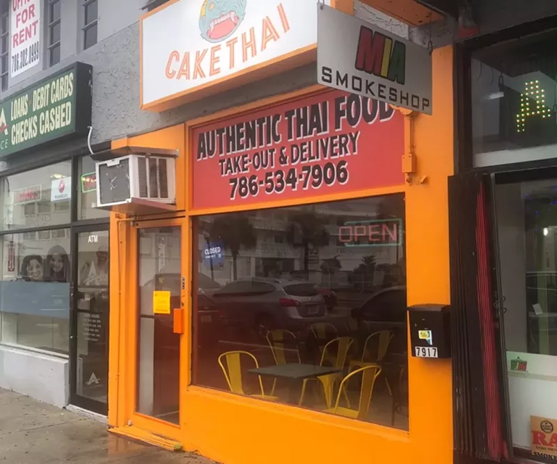 Image: Sign posted at Cake Thai Kitchen.