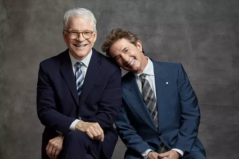 Image: Headshot of comedians Steve Martin and Martin Short