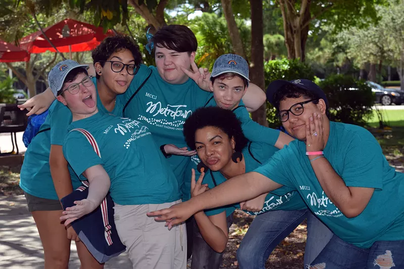 Image: Camp MetroTown brings diverse students together.