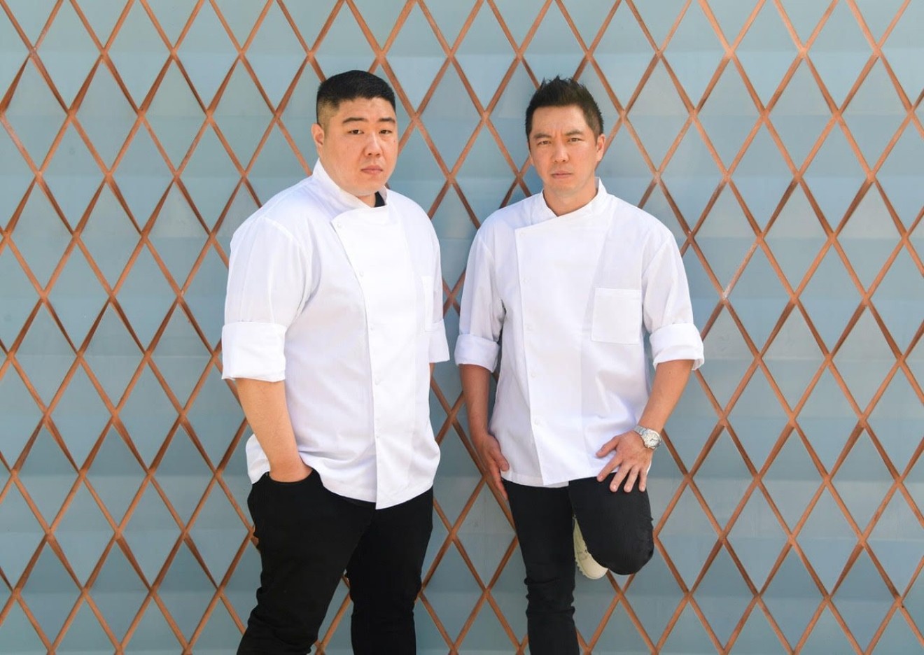 ZZ's Sushi Bar chefs Kevin Kim and Maso Ito.