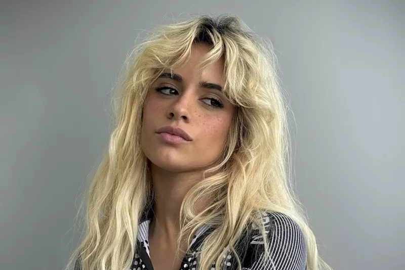 Image: Portrait of Camila Cabello against a gray background