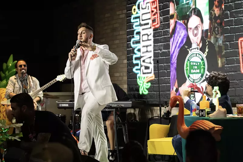 Image: Carlos Hernandez and Ben Katzman on stage