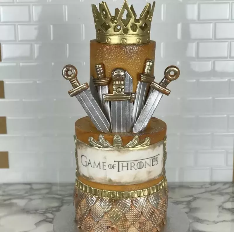 Image: Who needs an Iron Throne when you have cake?
