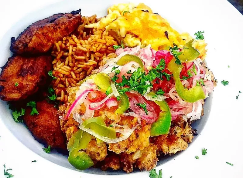 Image: Shrimp dinner at CFood Shack