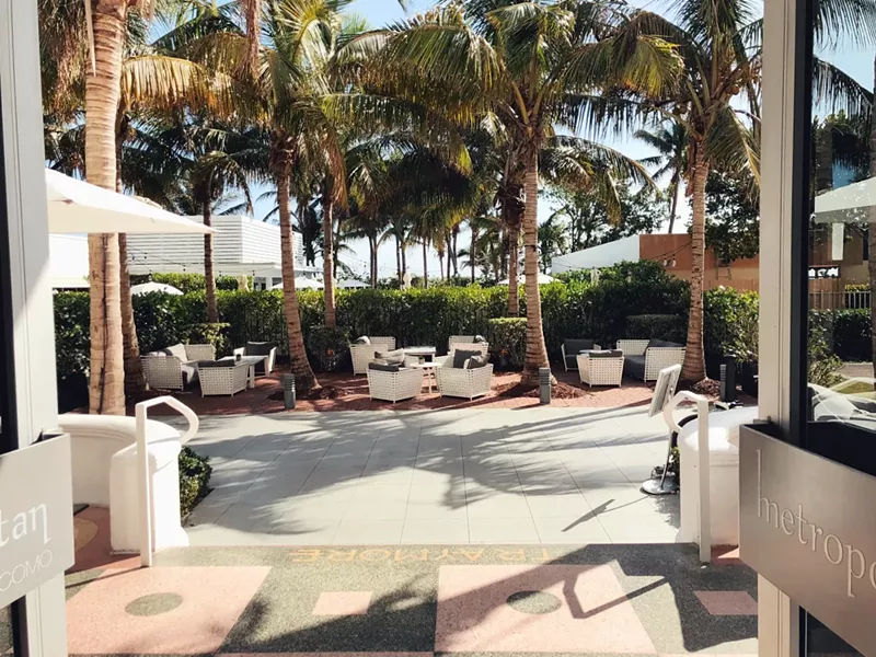 Image: The backyard of Traymore, where Schwartz plans to open his new concept.
