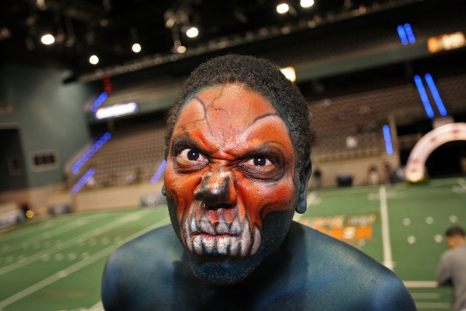 chicago bears face paint