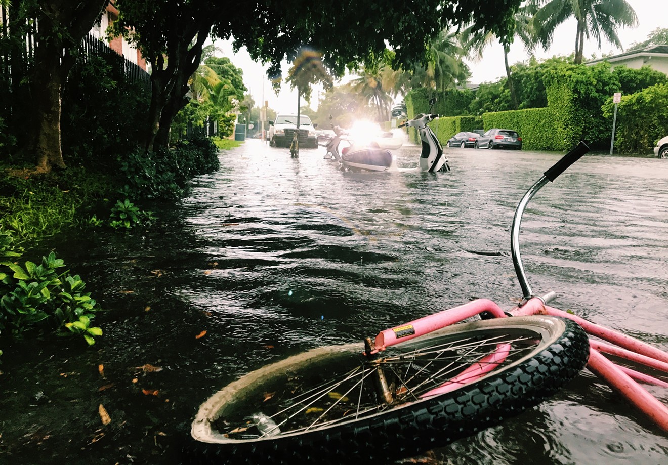 Flooding due to sea-level rise is the greatest problem facing South Florida.