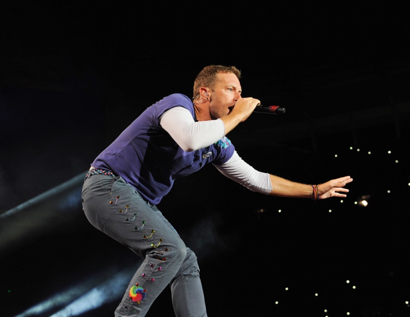 See more photos from Coldplay's sold-out show at Hard Rock Stadium.