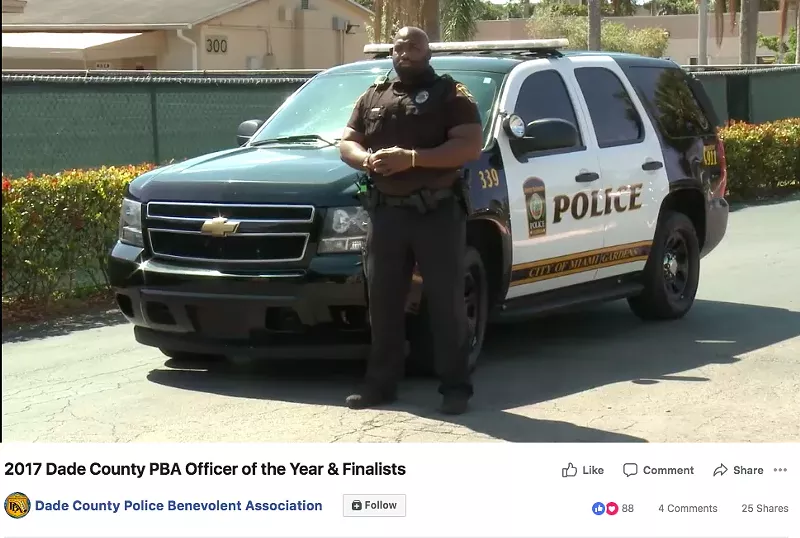 Image: Miami Gardens Police Officer Roland Clarke