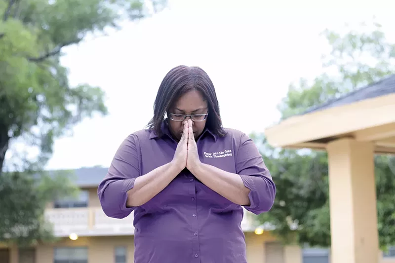Image: Shalonda Rivers crusades for better living conditions.