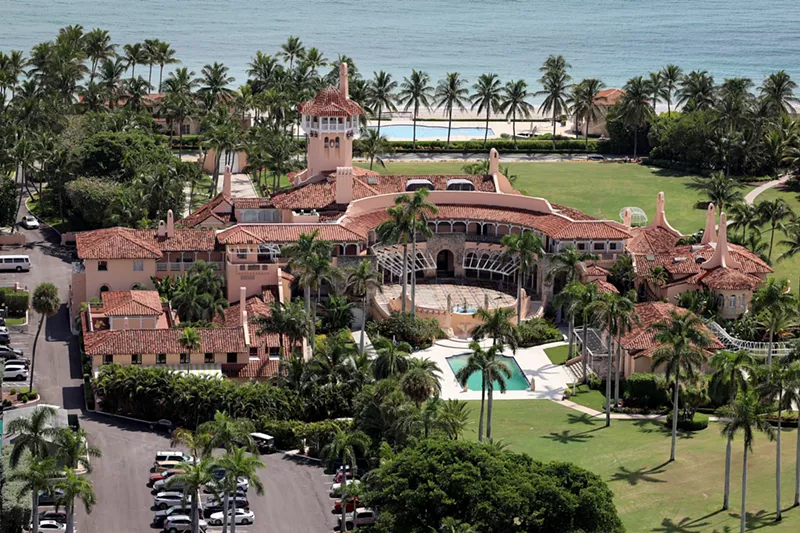 Image: Aerial view of expansive Mar-a-Lago resort, Donald Trump's 120-room, oceanfront club and residence