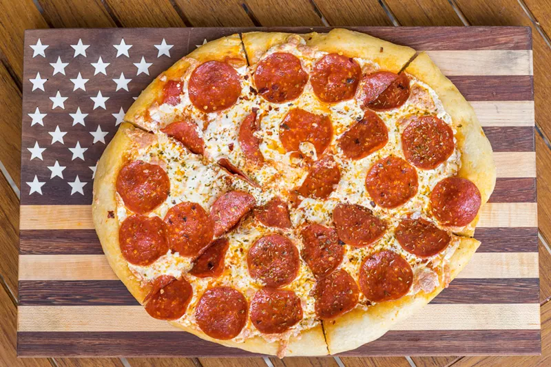 Image: Pizza to go at American Social.