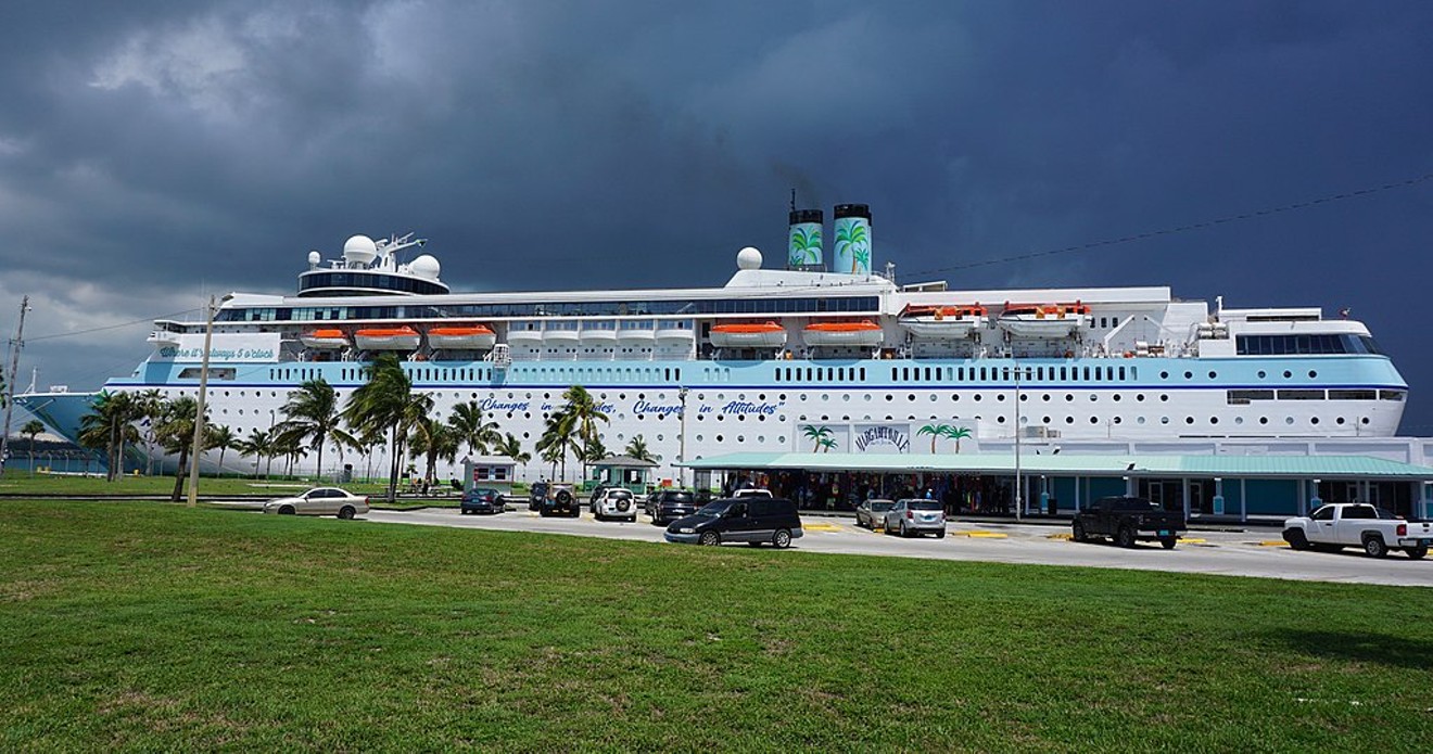 The Margaritaville at Sea Paradise cruises from the Port of Palm Beach to the Bahamas.