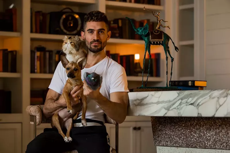 Image: Marcel Katz and a few of his furry friends.