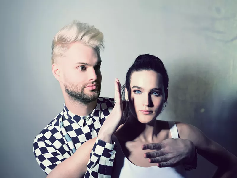 Image: Tucker Halpern and Sophie Hawley-Weld form the duo Sofi Tukker.
