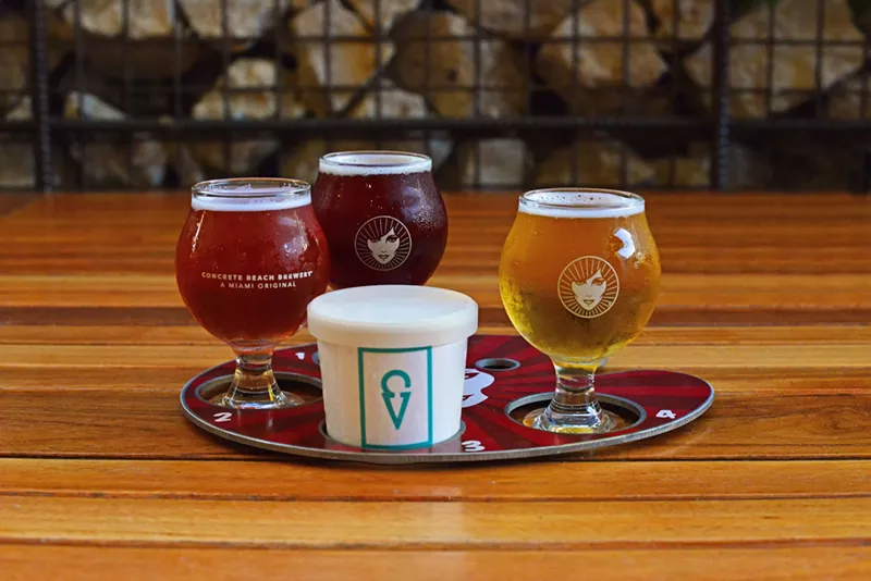 Image: Dasher & Crank partnered with four Wynwood breweries to create limited-edition beer ice cream.