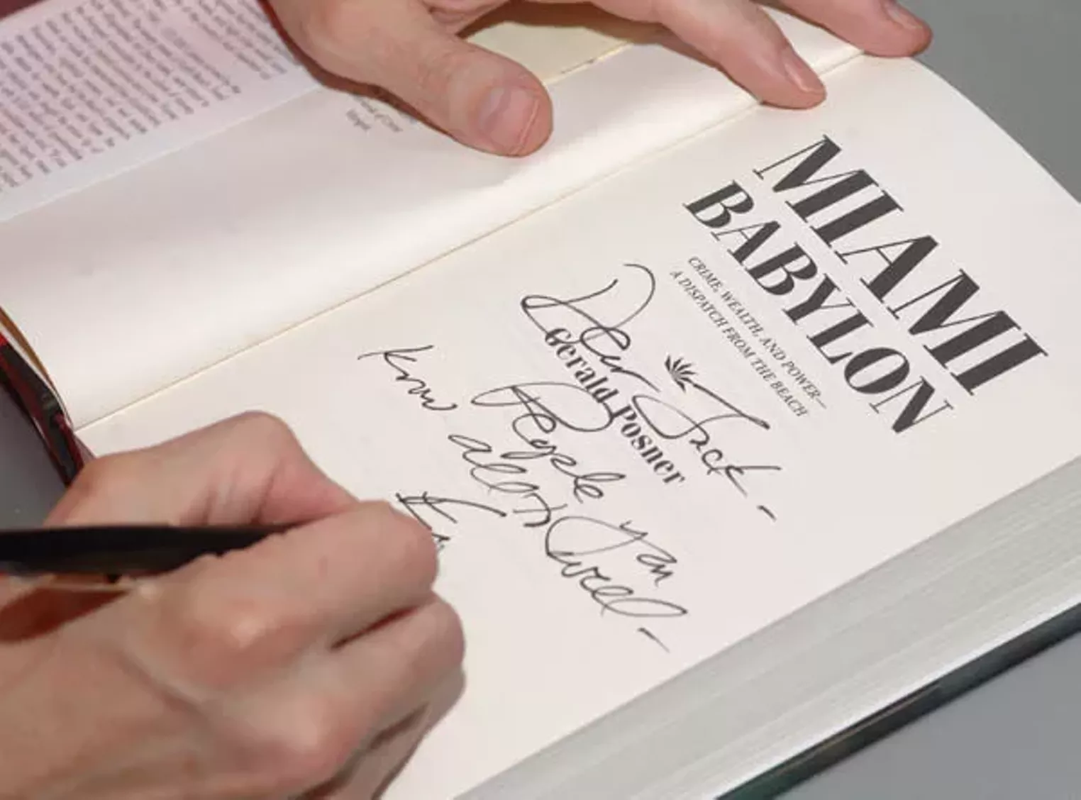 Miami Babylon Book Signing at Books & Books Lincoln Road Miami