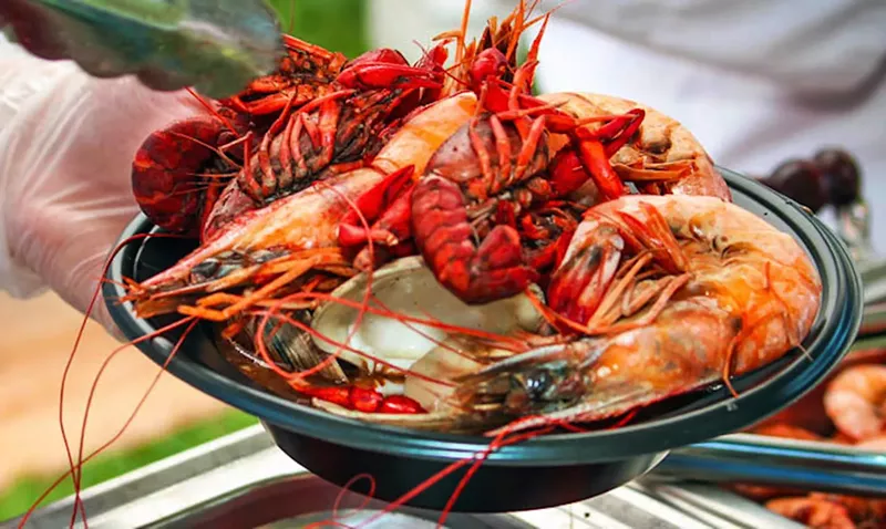 Image: Seafood by the bay.