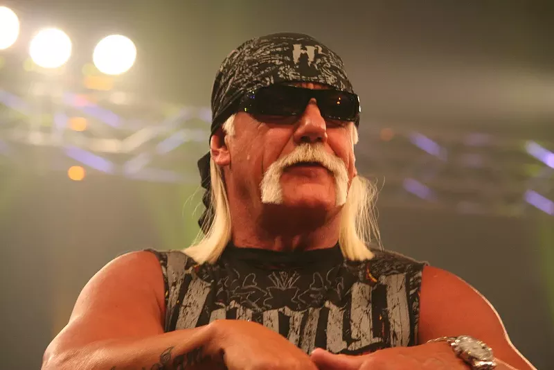 Image: Florida Governor Ron DeSantis Thursday issued a memorandum to Pinellas County officials, calling for all state and U.S. flags to be flown at half staff Friday in honor of wrestling icon, adulterer, and self-proclaimed racist Hulk Hogan.