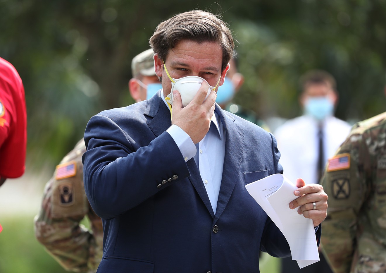 Gov. Ron DeSantis has become a leading critic of the COVID vaccine; he's also gone mum about his vaccination status.