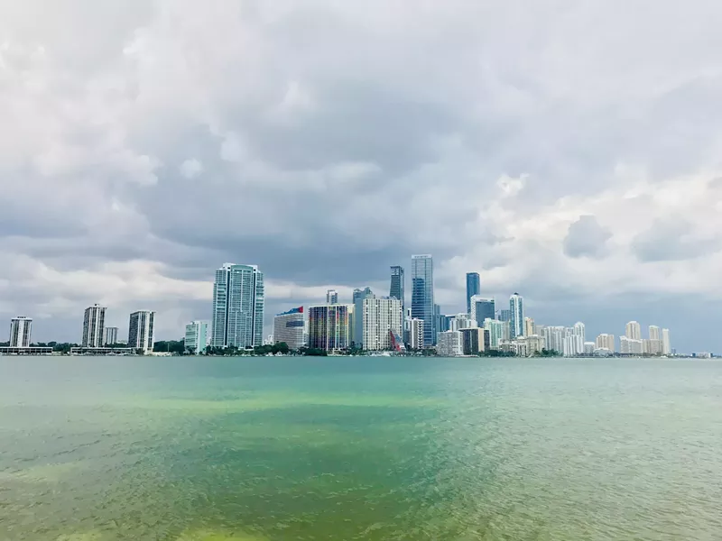 Image: In early August, 1.5 million gallons of raw sewage leaked into Biscayne Bay after a 60-year-old pipe ruptured.