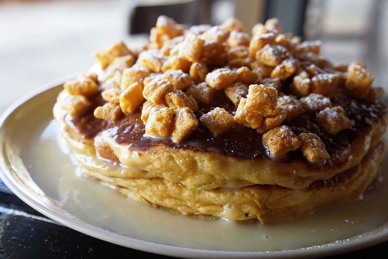 Eating House's Cap'n Crunch pancakes are perfect for satisfying a case of the munchies.