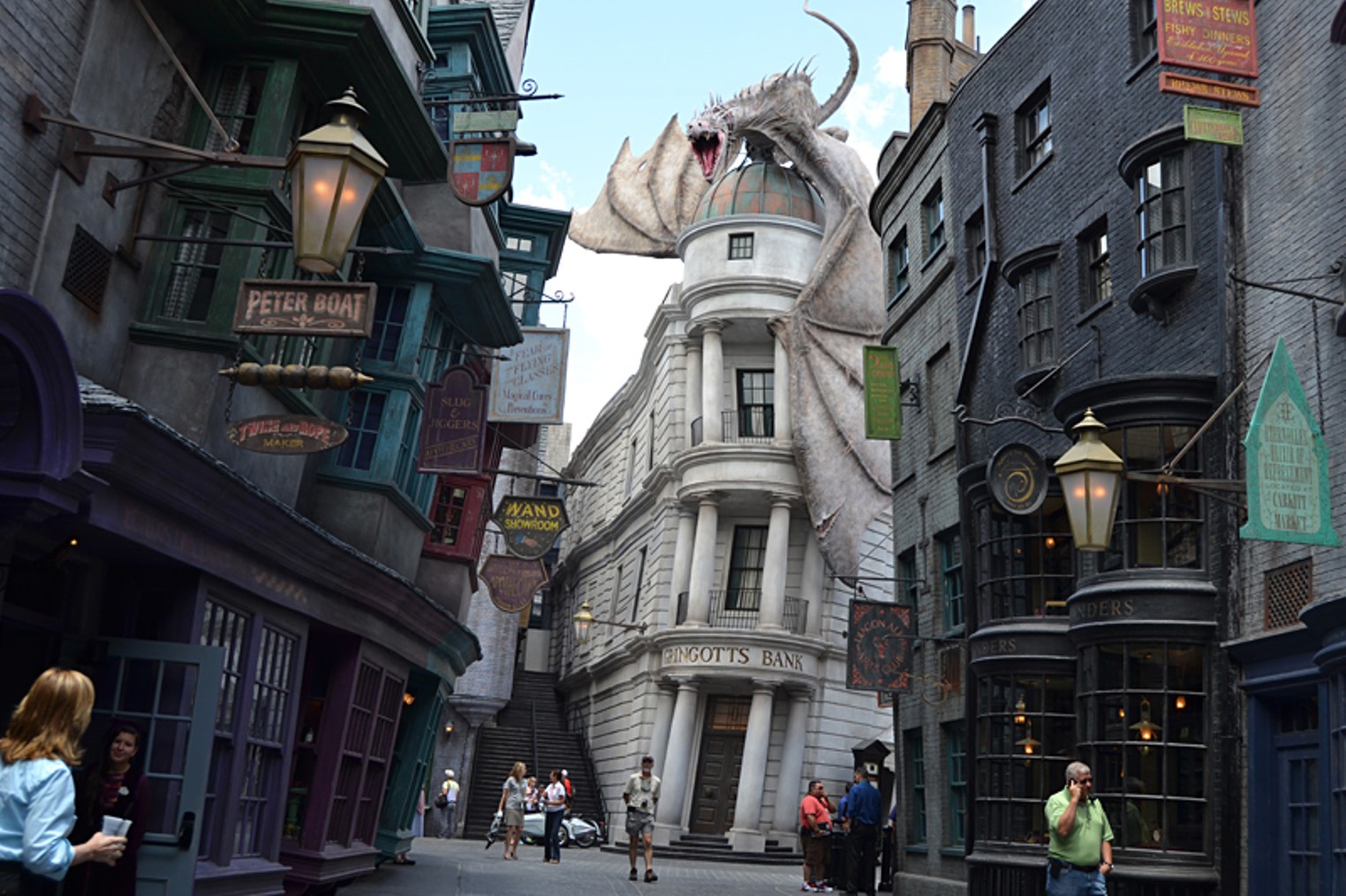 Diagon Alley at Universal Orlando's The Wizarding World of Harry Potter ...