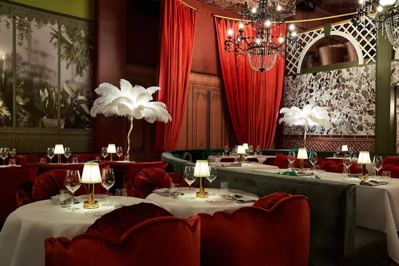 Image: The interior of Calle Dragones on Calle Ocho