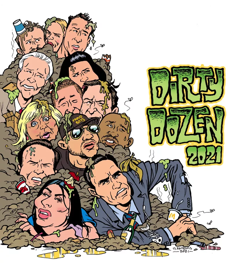 Image: These 12 locals rained shame down on our shiny but rickety city.